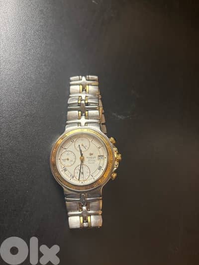 gold plated raymond weil parsifal automatic model 7790