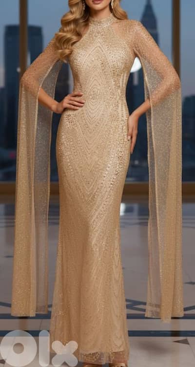 فستان سهرة او خطوبة جديد