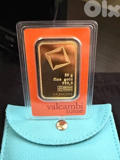 Gold Valcambi Suisse Ounse 50 Gram