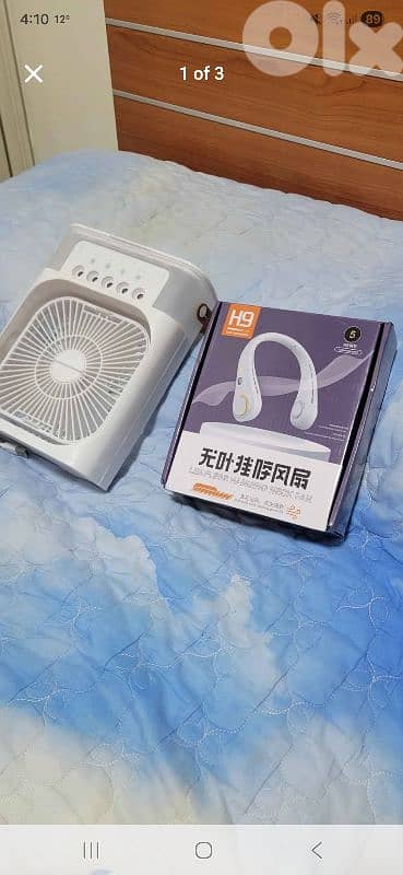 Portable cooling fan usb and neck fan new in the box 2