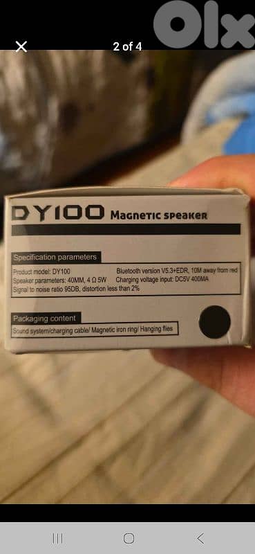 2 magnetic  speakers 2