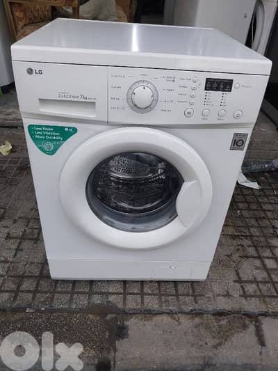 غسالا LG انفرتر 7 كيلو بحالت الوكالا 149$