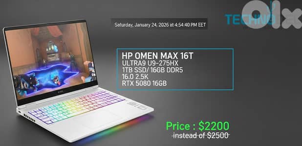 HP OMEN MAX Ultra 9 RTX5080 Gaming laptop