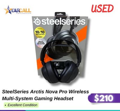 SteelSeries Arctis Nova Pro Wireless Multi-System Gaming Headset