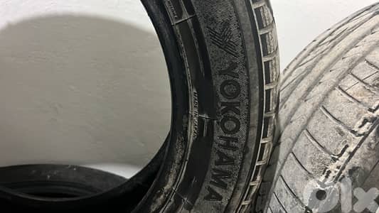 3 yokohama tires + 1 bridgestone