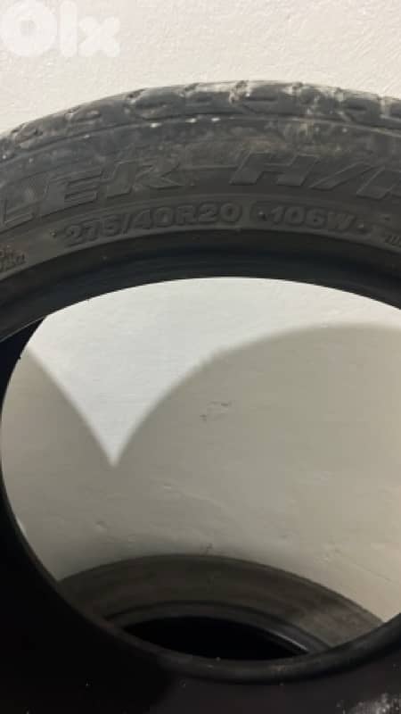3 yokohama tires + 1 bridgestone 2