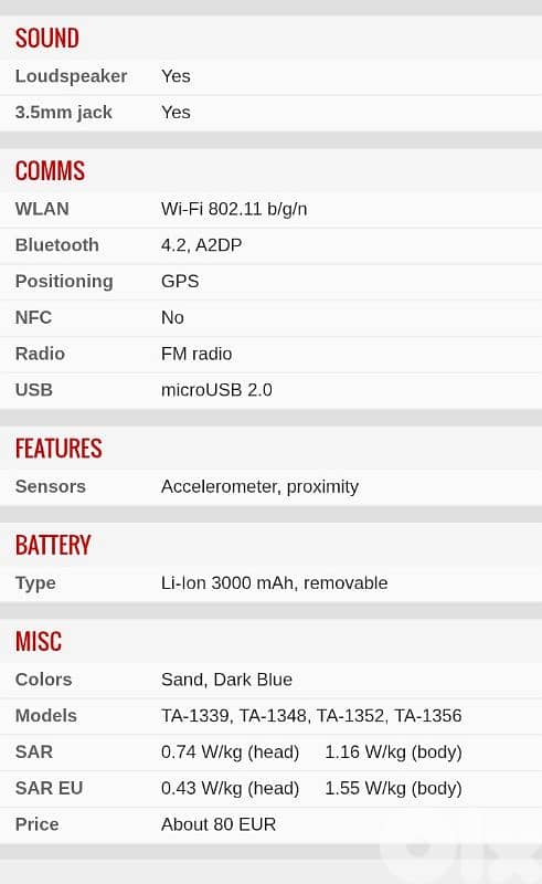 Used Nokia C20 like new 2