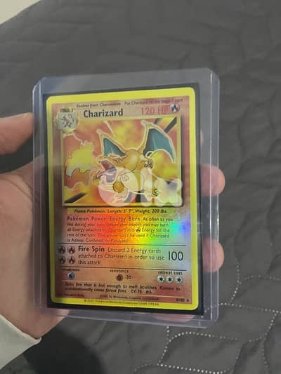pokemon card charizard holo