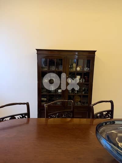 Classic Wooden Dining Room Set – Table, 10 Chairs, Sideboard & Mirror