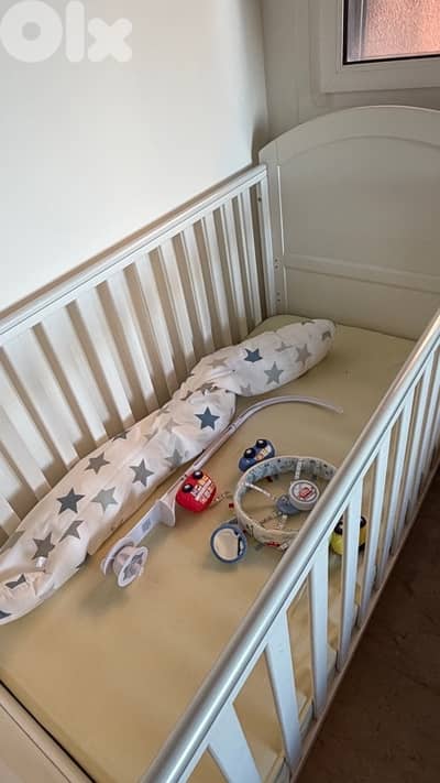 bed for baby with mattress
