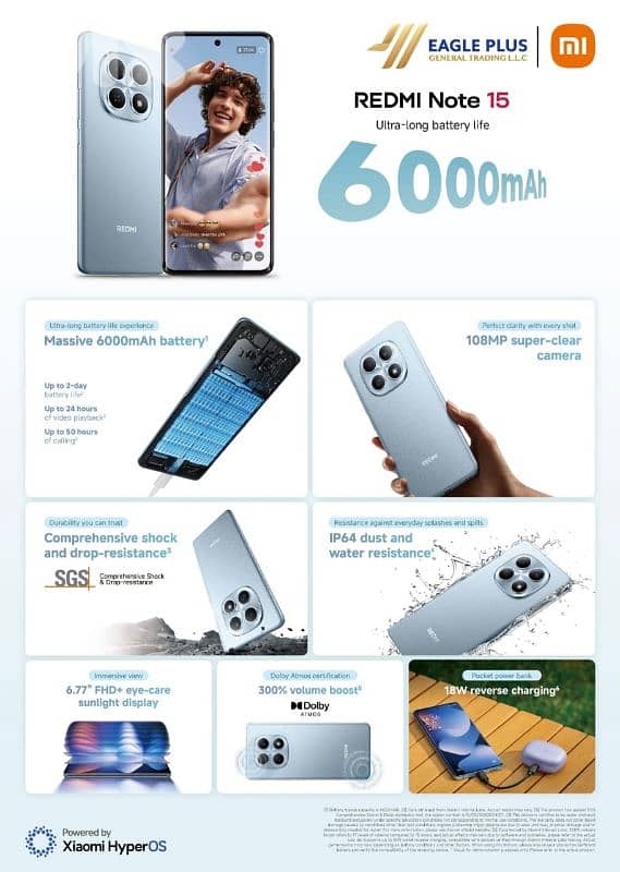 Xiaomi Redmi note 15 series 6