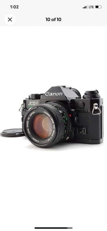 CANON AE-1 P MINT w Accessories