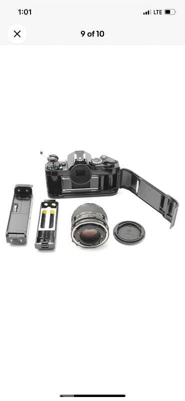 CANON AE-1 P MINT w Accessories 4