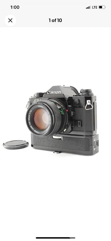 CANON AE-1 P MINT w Accessories 8