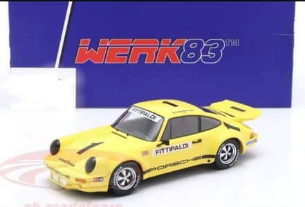 Porsche 3.0 RSR Iroc 1973 (E. Fittipaldi) diecast car model 1;18.
