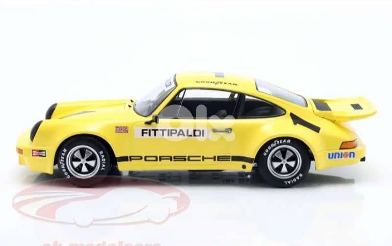 Porsche 3.0 RSR Iroc 1973 (E. Fittipaldi) diecast car model 1;18. 2