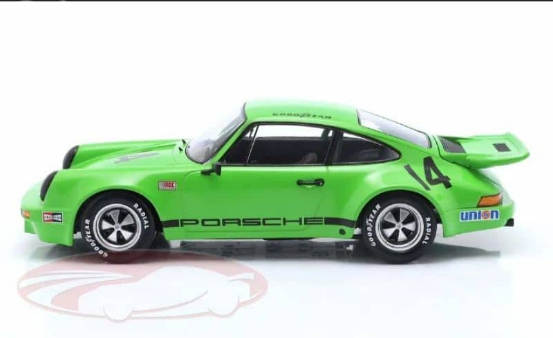 1973 Porsche RSR IROC (E. Fittipaldi) diecast car model 1;18 2