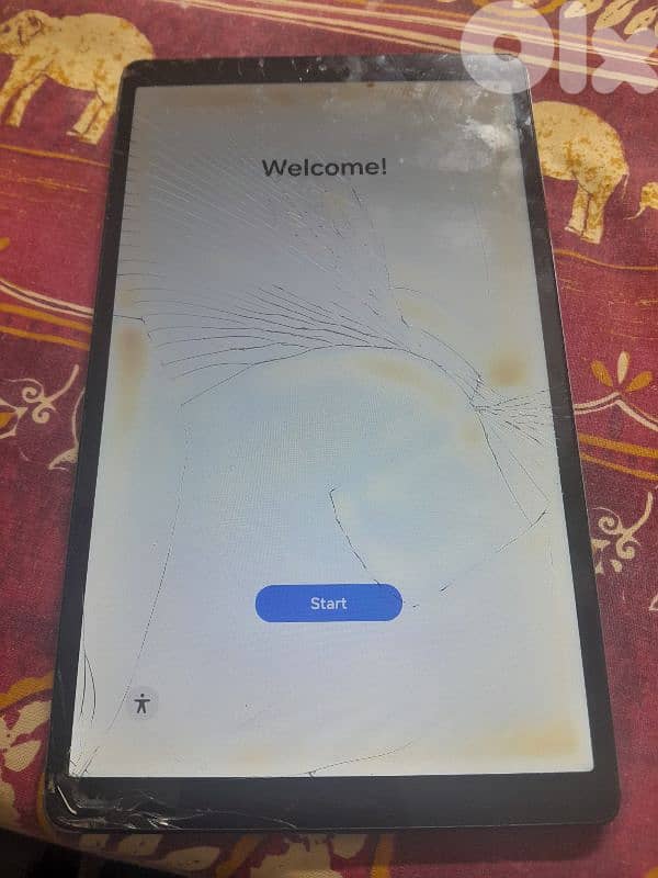 GALAXY tabA7 2021-working-major cracks 2