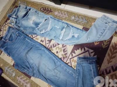 جينزات مستعمل بسيط لقطعه 2$