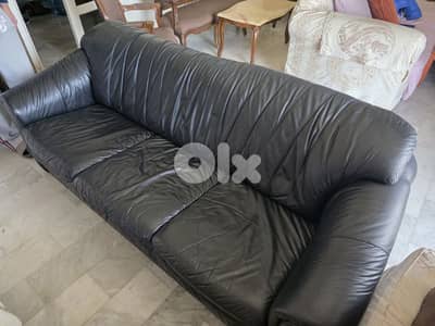 leather sofa