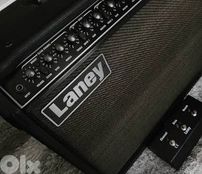 guitar amp laney lv300 tube fusion amp with foot switch
