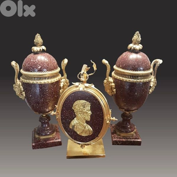 Prophyry set Antique 3