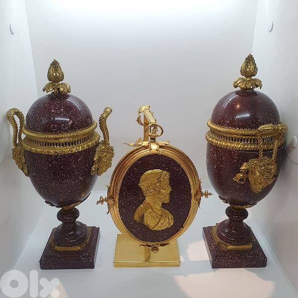 Prophyry set Antique 4