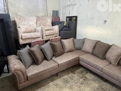 كورنر شغل توصاية قماش نبك تركي شبه جديدة