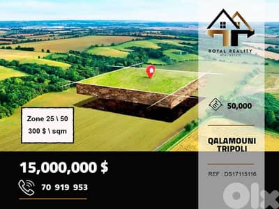 lands for sale in qalamoun tripoli ارض للبيع في قلمون طرابلس