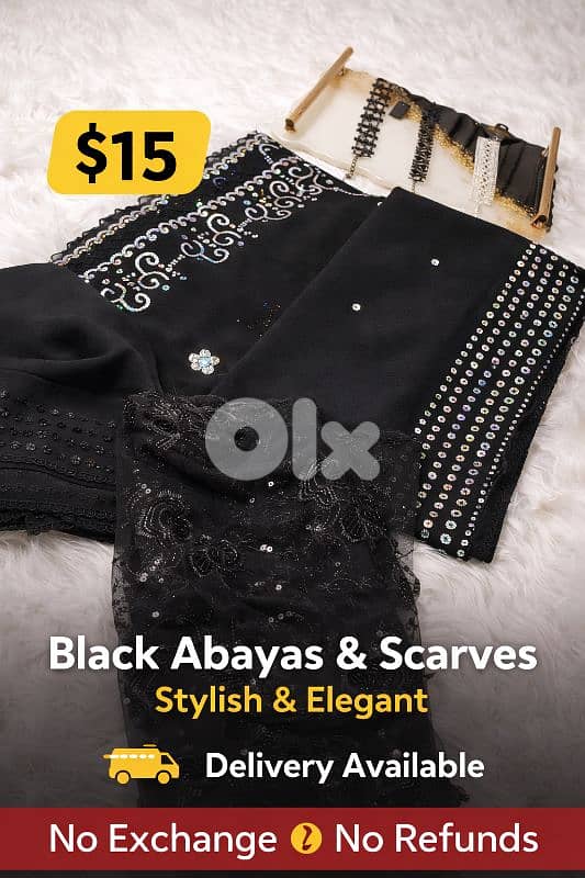 Black Sheer Embroidered Shawl 3