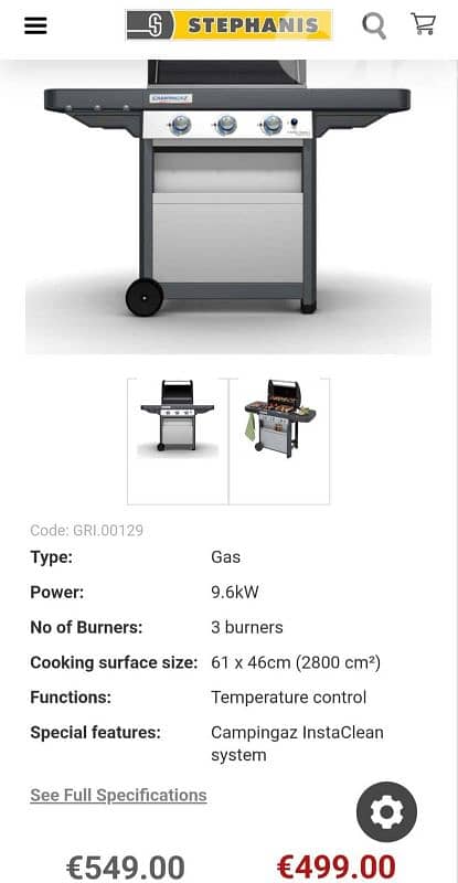 Barbecue gaz used 4 times 2