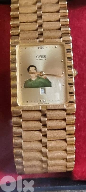 ساعة أوريس (Oris) سويسرية نادرة - إصدار خاص (صورة صدام حسين) - جديدة
