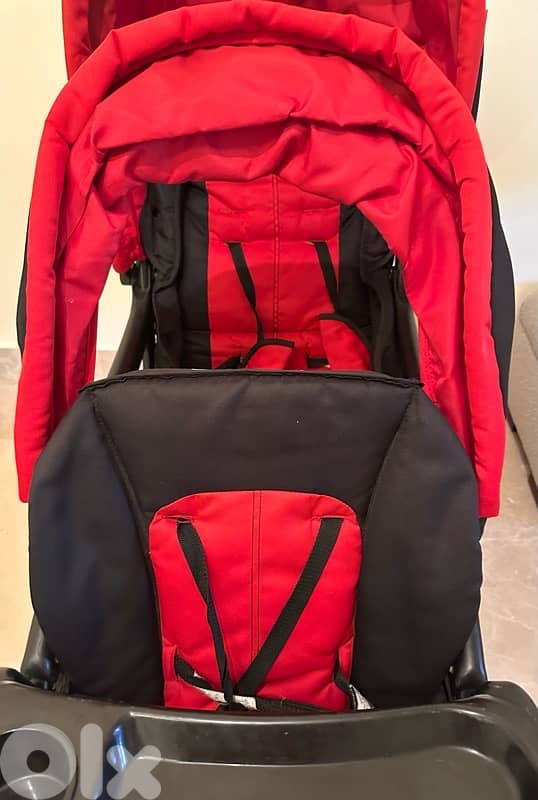 stroller Double seat good condition 1