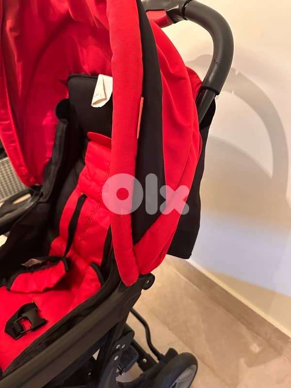 stroller Double seat good condition 6