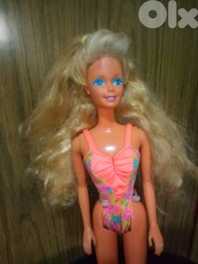 WET 'N WILD Barbie Rare Vintage Mattel89 Great doll, hair 2 colors=38$