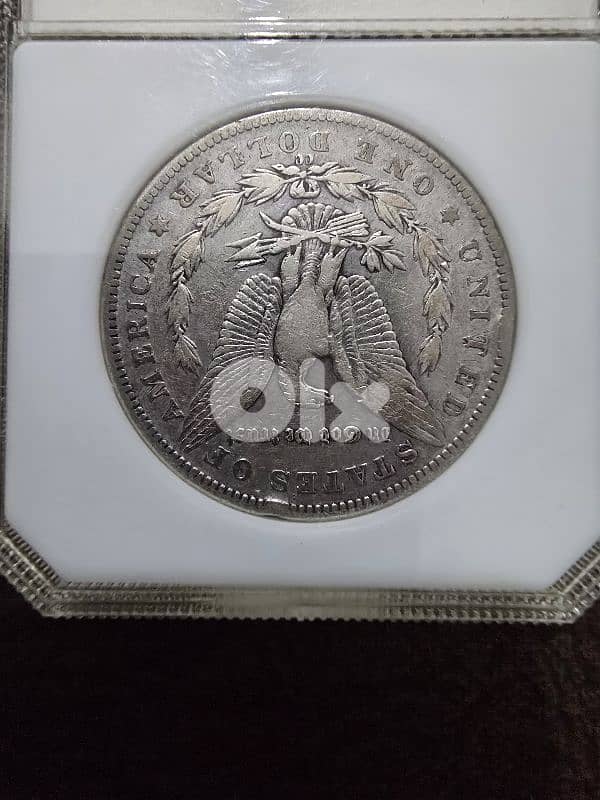 Silver Morgan dollar 2
