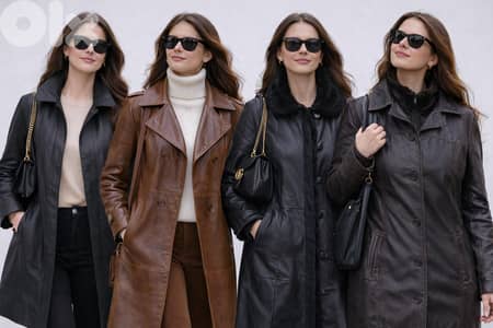 Leather, Polyestar & Poly-Cotton COATs. . 25$