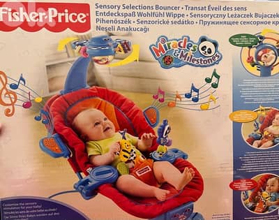 fisher price baby relax - sensory selections bouncer