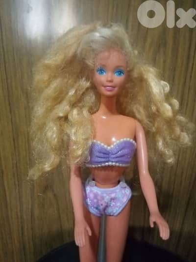 WET 'N WILD Barbie Rare vintage Mattel1989 As new doll swimwear+shoes