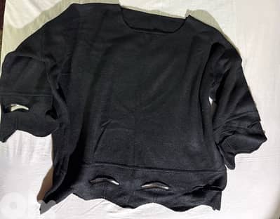black pullover