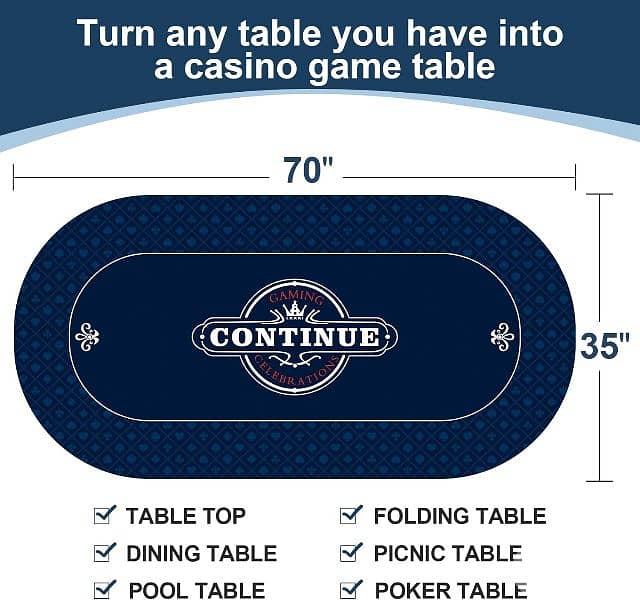 Poker Tabletop Mat 1