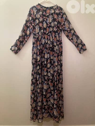 SHEIN Floral Maxi Dress | Size L (40-42) - Used in Excellent Condition