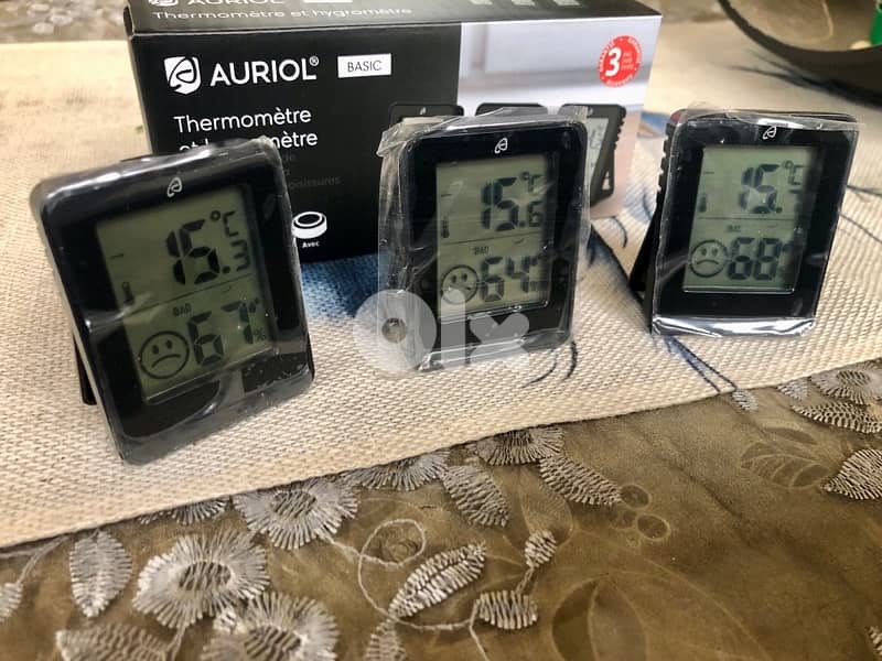 3 sets thermometer & hydrometer 3