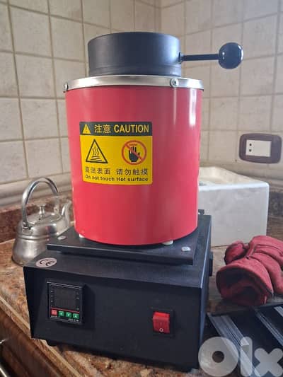 Gold an silver melting furnace-3 kg