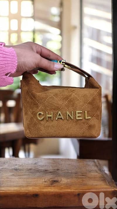 Brand New Chanel Suede Small Bag