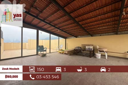 Zouk Mosbeh 150m2 | 135m2 Rooftop Terrace|Open View | Furnished | ELCH