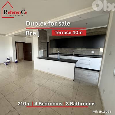 Duplex for sale in Breij دوبلكس للبيع في البريج