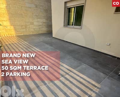 Brand new, sea view,Terrace blat/بلاط REF#CO131782