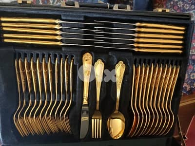 SBS Solingen Gold-Plated Cutlery Set (Complete Set)