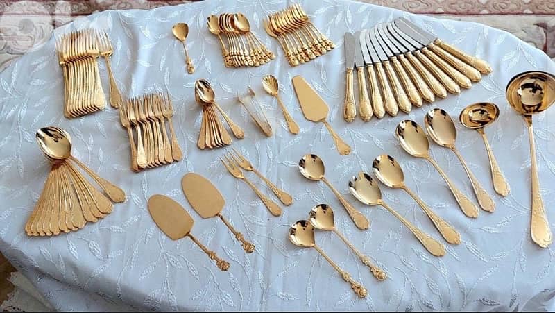 SBS Solingen Gold-Plated Cutlery Set (Complete Set) 1